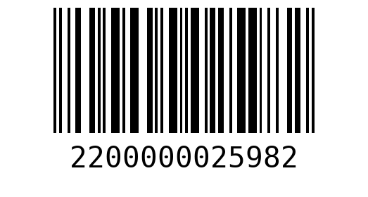 Штрихкод 2200000025982