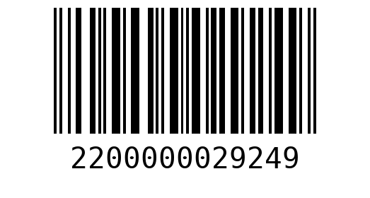 Штрихкод 2200000029249