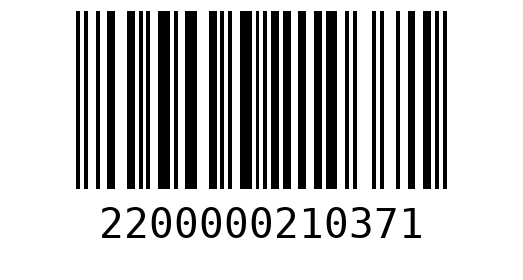Штрихкод 2200000210371