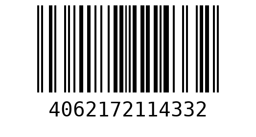 Штрихкод 4062172114332