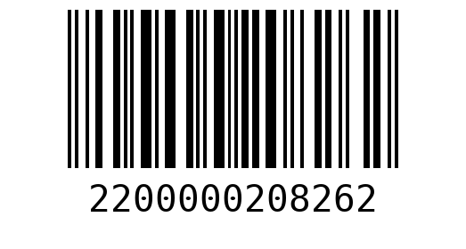 Штрихкод 2200000208262