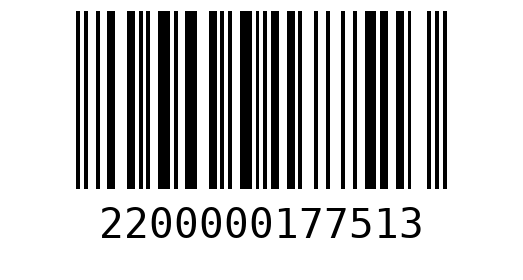 Штрихкод 2200000177513