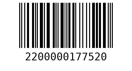 Штрихкод 2200000177520