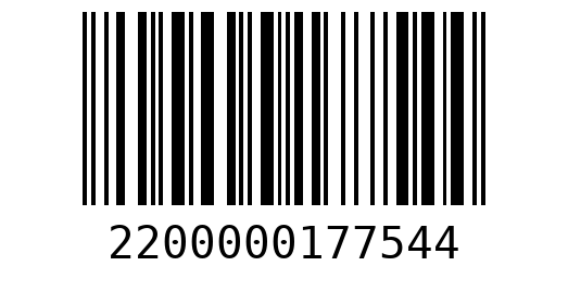 Штрихкод 2200000177544