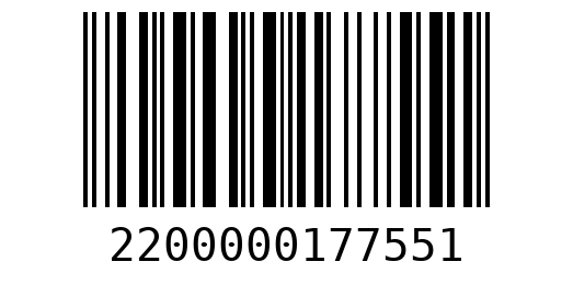 Штрихкод 2200000177551