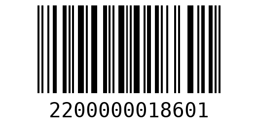 Штрихкод 2200000018601