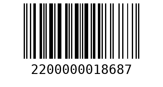 Штрихкод 2200000018687