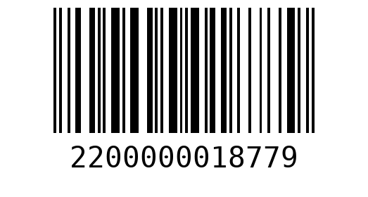 Штрихкод 2200000018779