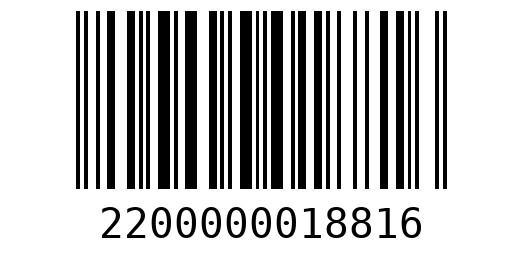 Штрихкод 2200000018816