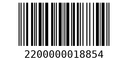 Штрихкод 2200000018854