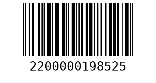 Штрихкод 2200000198525