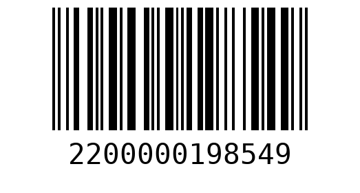 Штрихкод 2200000198549