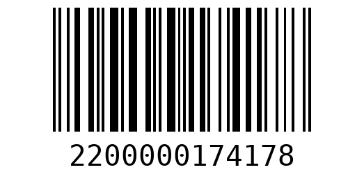 Штрихкод 2200000174178