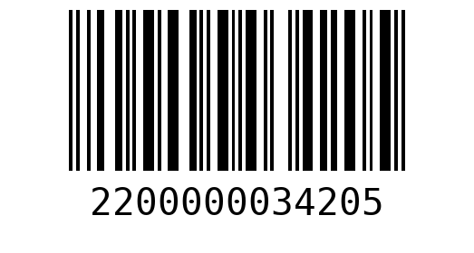 Штрихкод 2200000034205