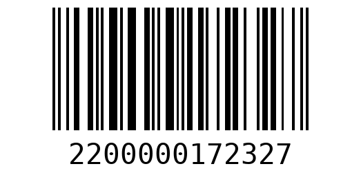 Штрихкод 2200000172327