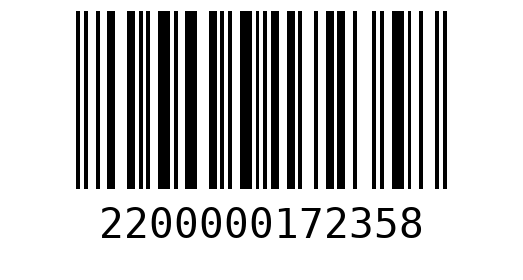 Штрихкод 2200000172358