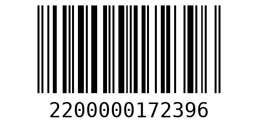 Штрихкод 2200000172396
