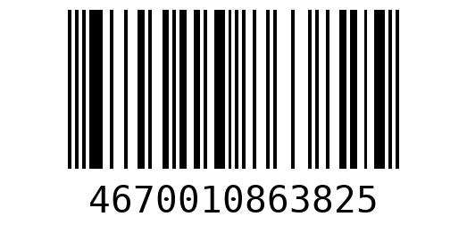 Штрихкод 4670010863825
