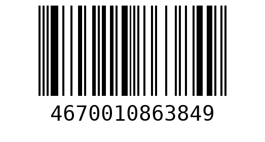 Штрихкод 4670010863849