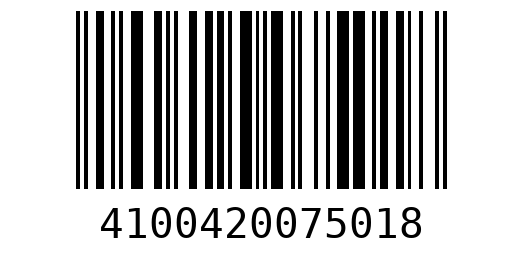 Штрихкод 4100420075018