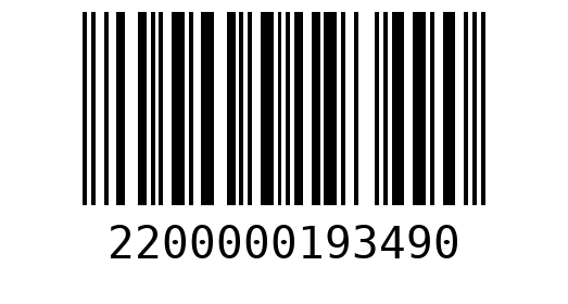 Штрихкод 2200000193490