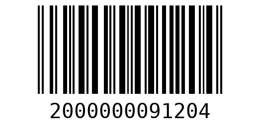 Штрихкод 2000000091204