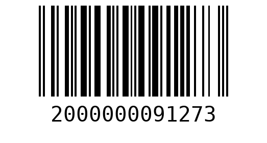 Штрихкод 2000000091273