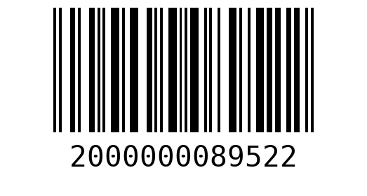 Штрихкод 2000000089522