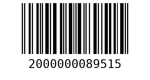 Штрихкод 2000000089515