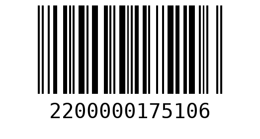 Штрихкод 2200000175106