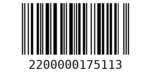 Штрихкод 2200000175113