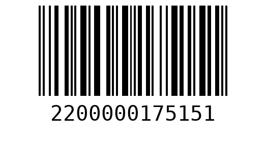 Штрихкод 2200000175151