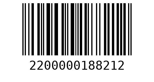 Штрихкод 2200000188212