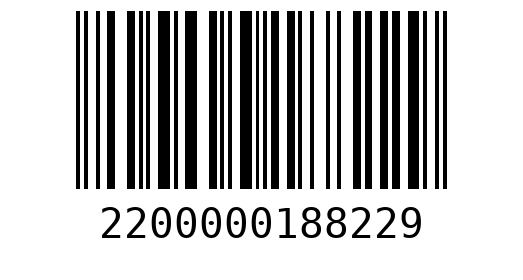 Штрихкод 2200000188229
