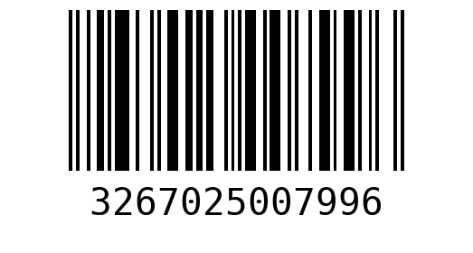 Штрихкод 3267025007996