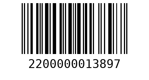 Штрихкод 2200000013897