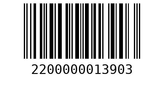 Штрихкод 2200000013903