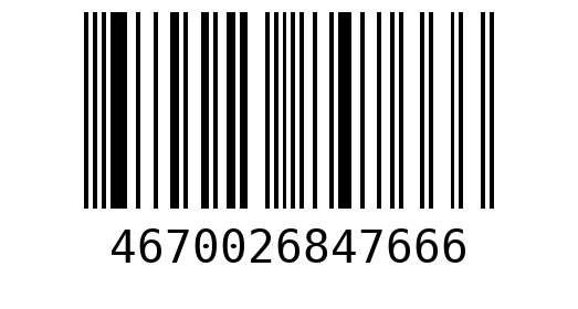 Штрихкод 4670026847666