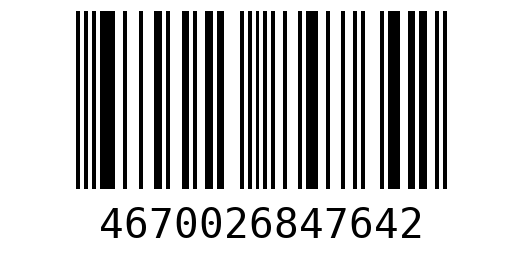Штрихкод 4670026847642