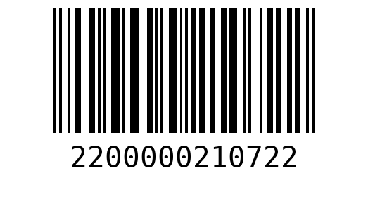 Штрихкод 2200000210722