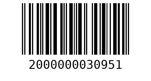 Штрихкод 2000000030951