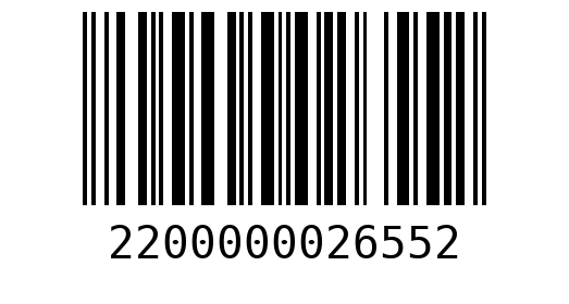 Штрихкод 2200000026552