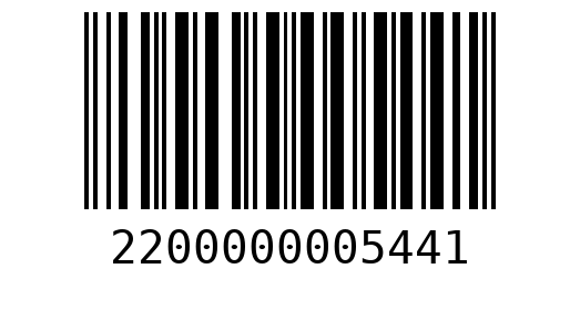 Штрихкод 2200000005441