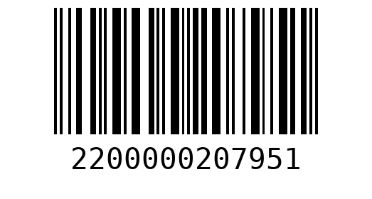 Штрихкод 2200000207951