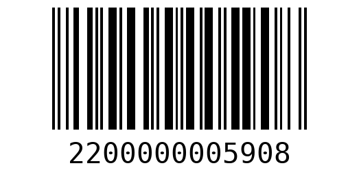 Штрихкод 2200000005908