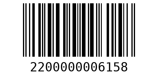 Штрихкод 2200000006158
