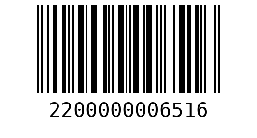 Штрихкод 2200000006516