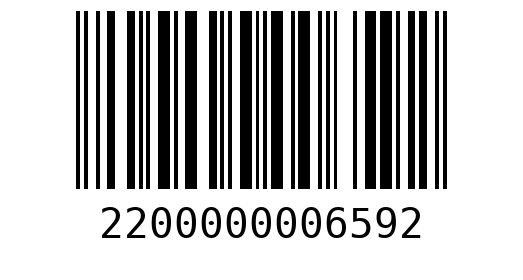 Штрихкод 2200000006592