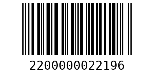 Штрихкод 2200000022196