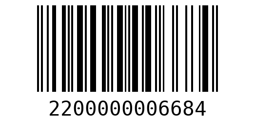 Штрихкод 2200000006684